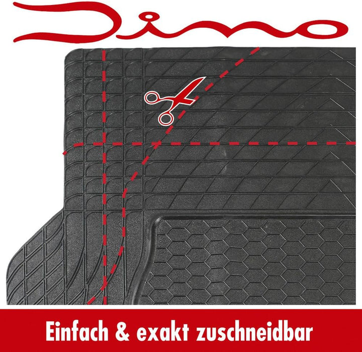 Dino KRAFTPAKET Kofferraummatte universal zuschneidbare Gummimatte Antirutschmatte universeller Koff