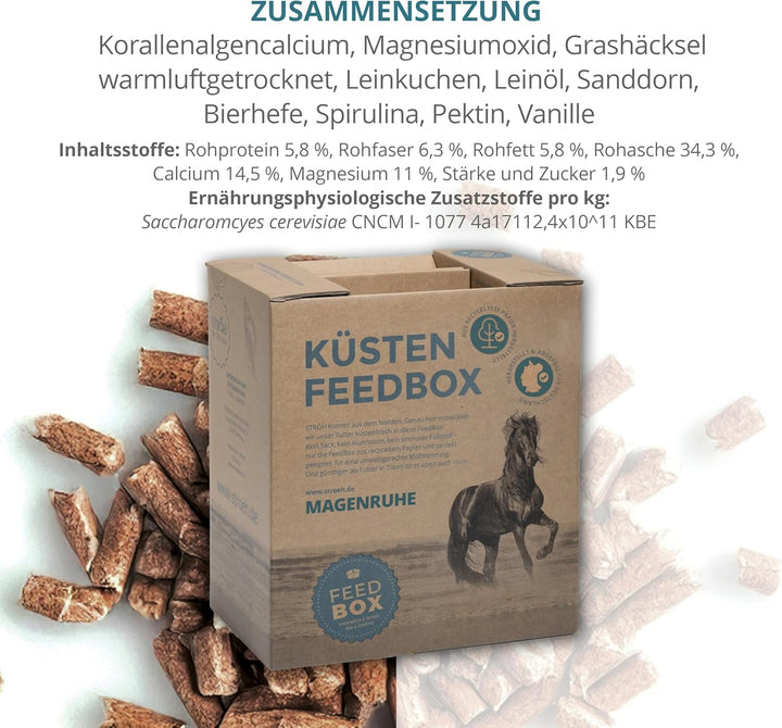 STRÖH Magenruhe Pferd (5kg Feedbox) • STRÖH Magenruhe Pferd (1kg) • Für Pferde Magen, Darm & Verdauu