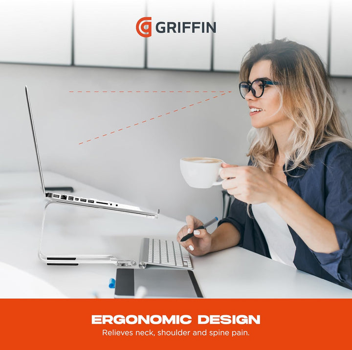 Griffin Elevator Aluminium-Ständer für Apple Macbooks & Notebooks & Laptops [Laptop Ständer aus gebü