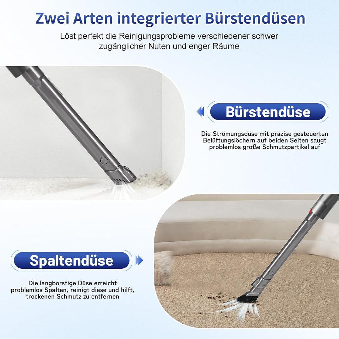 Flexibele Fugendüse für Dyson Outsize V15 V12 Slim V11 V10 V8 V7 Gen5detect Ersatzteile, Lange Flach