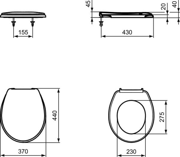 Ideal Standard K705301 Contour 21