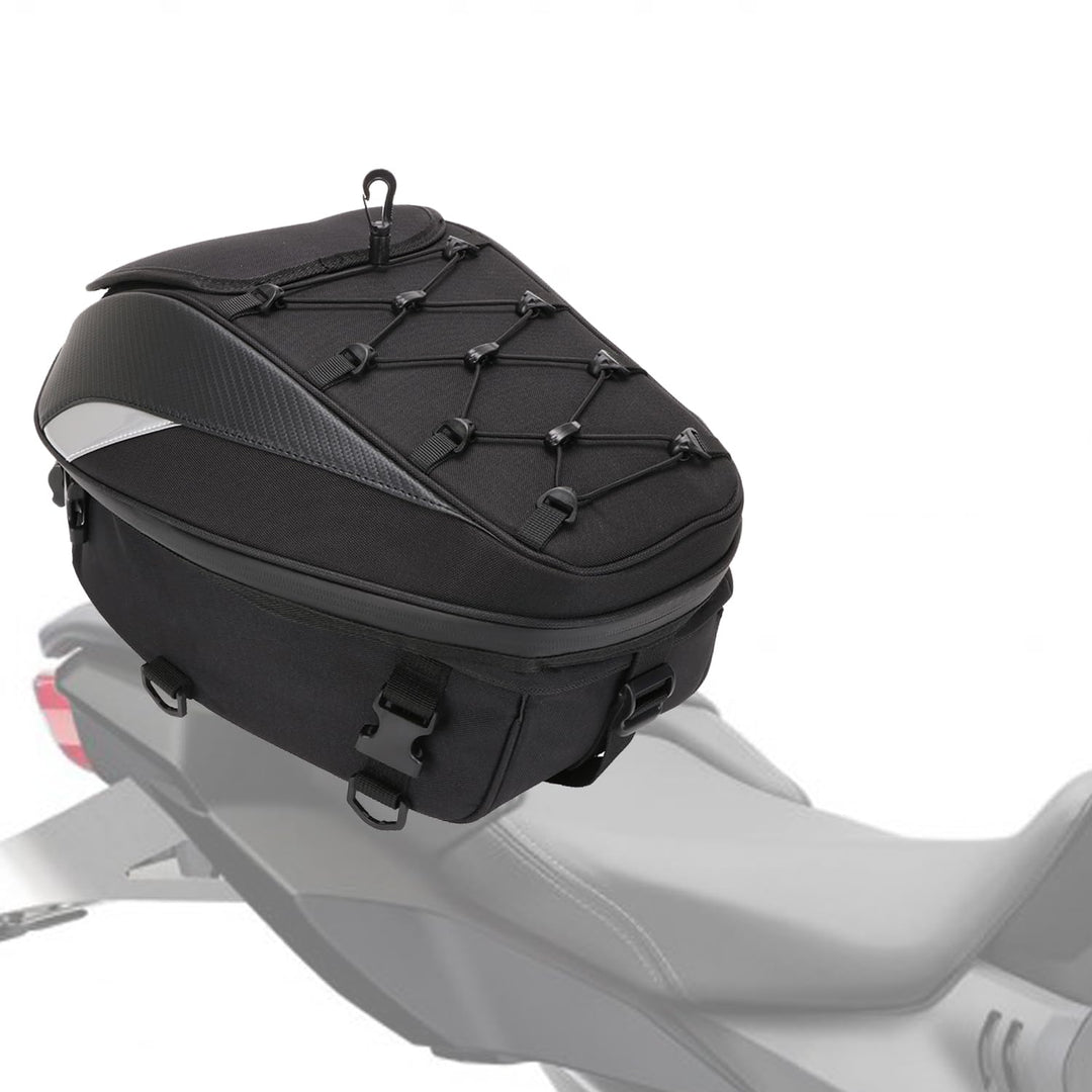 Jfg Racing Wasserdichte Motorrad-Hecktasche, Gepäcktasche, Sitzbanktasche, Multifunktionstasche, Spo