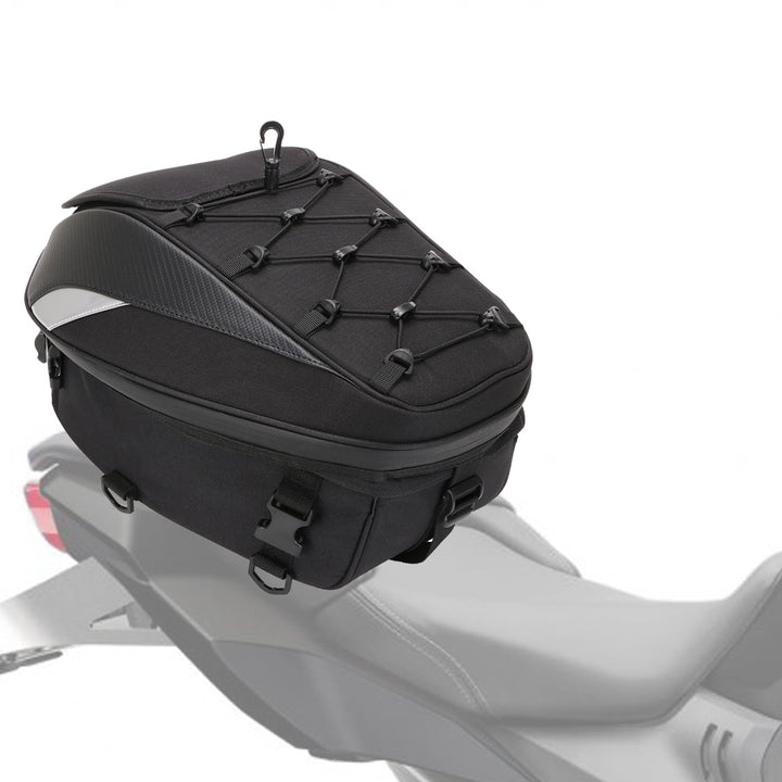 Jfg Racing Wasserdichte Motorrad-Hecktasche, Gepäcktasche, Sitzbanktasche, Multifunktionstasche, Spo