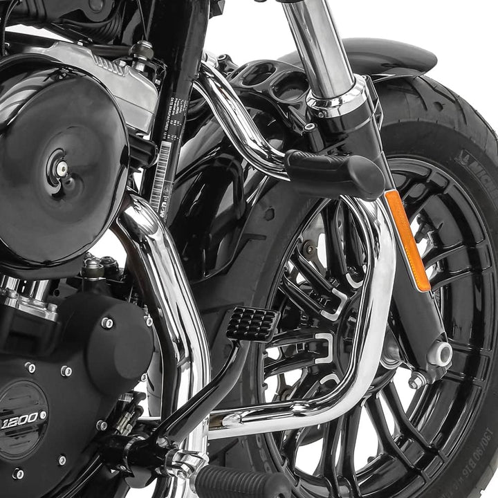 Sturzbügel für Harley Davidson Sportster 1200 CA Custom 13-16 Mustache Chrom