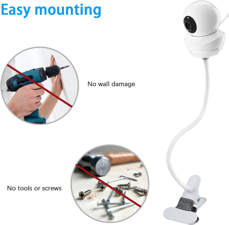 TIUIHU Baby Monitor Halterung für babysense S2/V43 Baby Monitor clip mount, clip mount