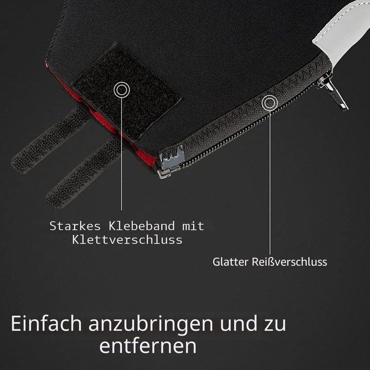 doorslay Winter Fahrrad Lenker Warme Handschuhe Winddicht Fahrrad Fäustlinge Kaltes Wetter Pendeln N