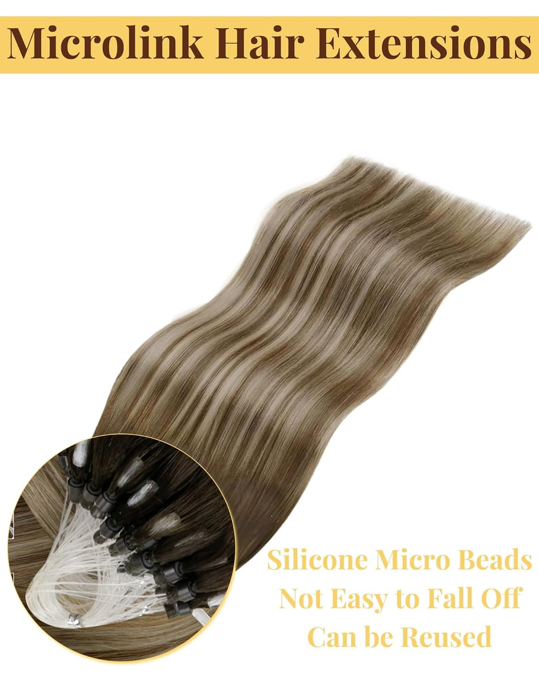 Hetto Extensions Echthaar Microring Braun Microring Extensions Echthaar Remy Extensions Microring Ec