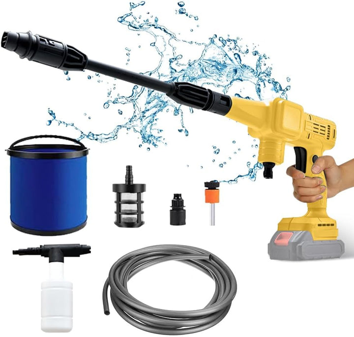 Akku Hochdruckreiniger für Dewalt akku,mit 6-in-1 Multi-Sprühdüse,18V Mobiler Hochdruckreiniger,45 B