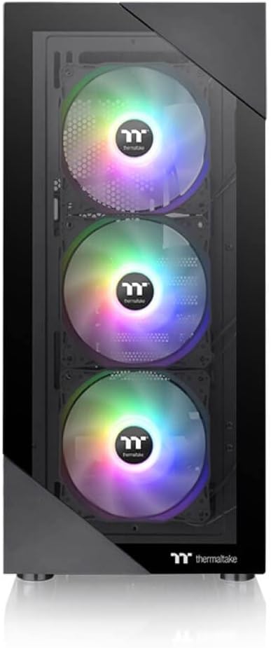 Thermaltake View 200 TG ARGB | ATX Mid Tower Chassis, CA-1X3-00M1WN-00