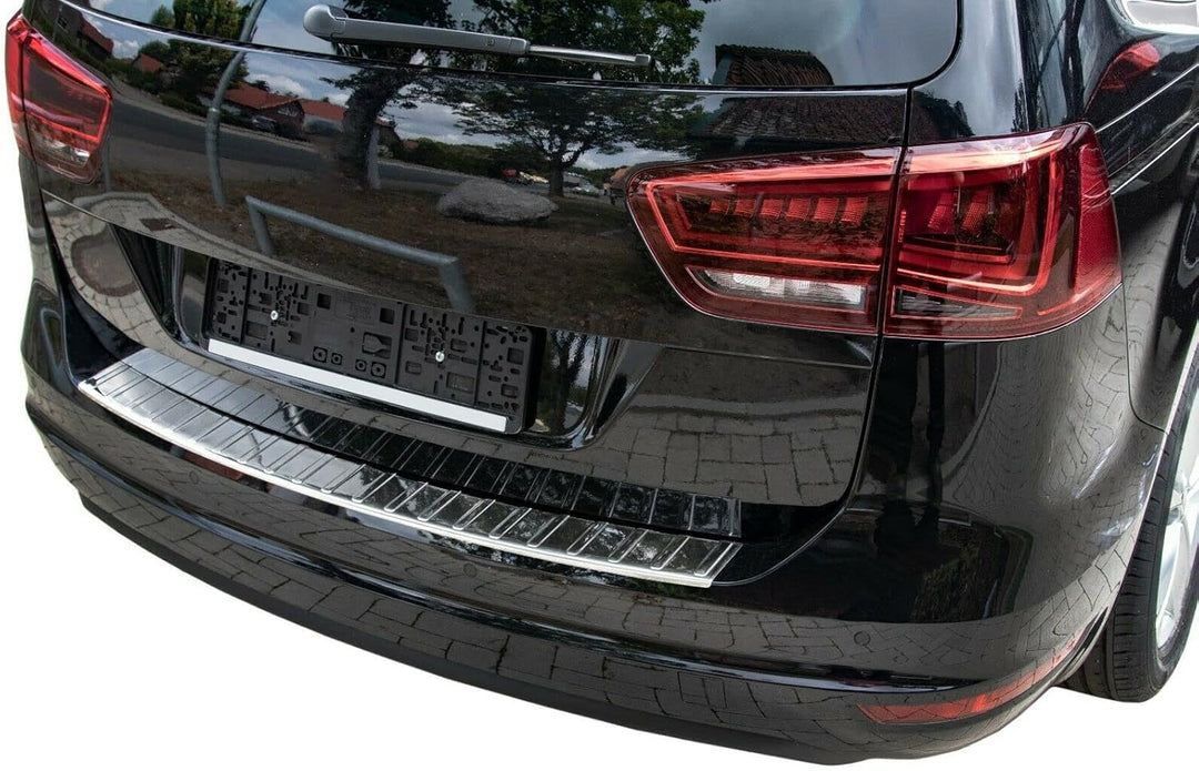Ladekantenschutz Edelstahl CHROM kompatibel für VW SHARAN II, SEAT ALHAMBRA II ab 2010 | premium Qua