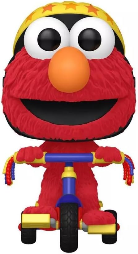 Funko POP Rides: Sesamplatz Elmo auf Trike Flocked 2024 Target Con Exclusvie Vinylfigur