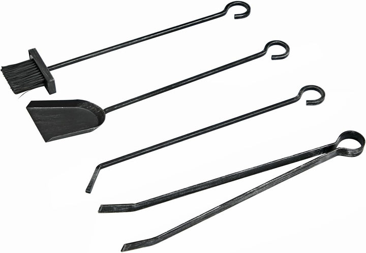 raik R1010 Raik Kaminbesteck Heinrich, 4-teilig, Schmiedeeisen, 64