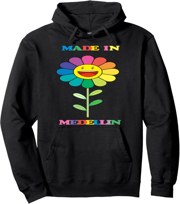 Hergestellt in Medellin Geschenk Sonnenblume Natur Kolumbien Pullover Hoodie