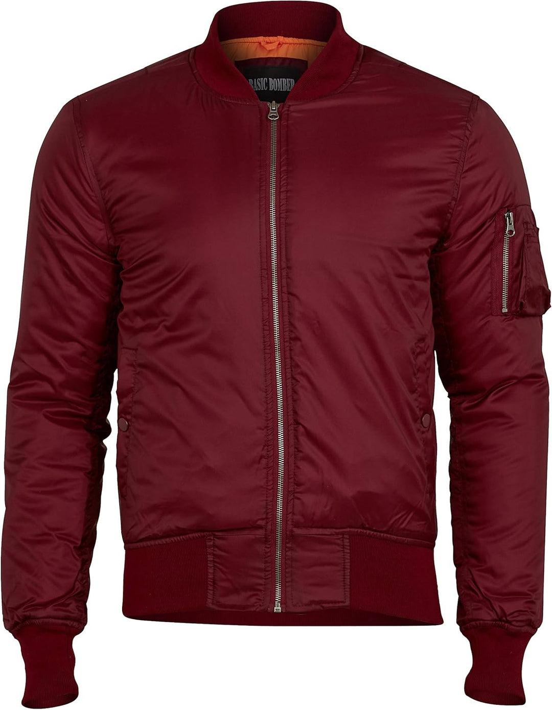 Surplus Raw Vintage Herren Basic Bomberjacke S Bordeaux, S Bordeaux
