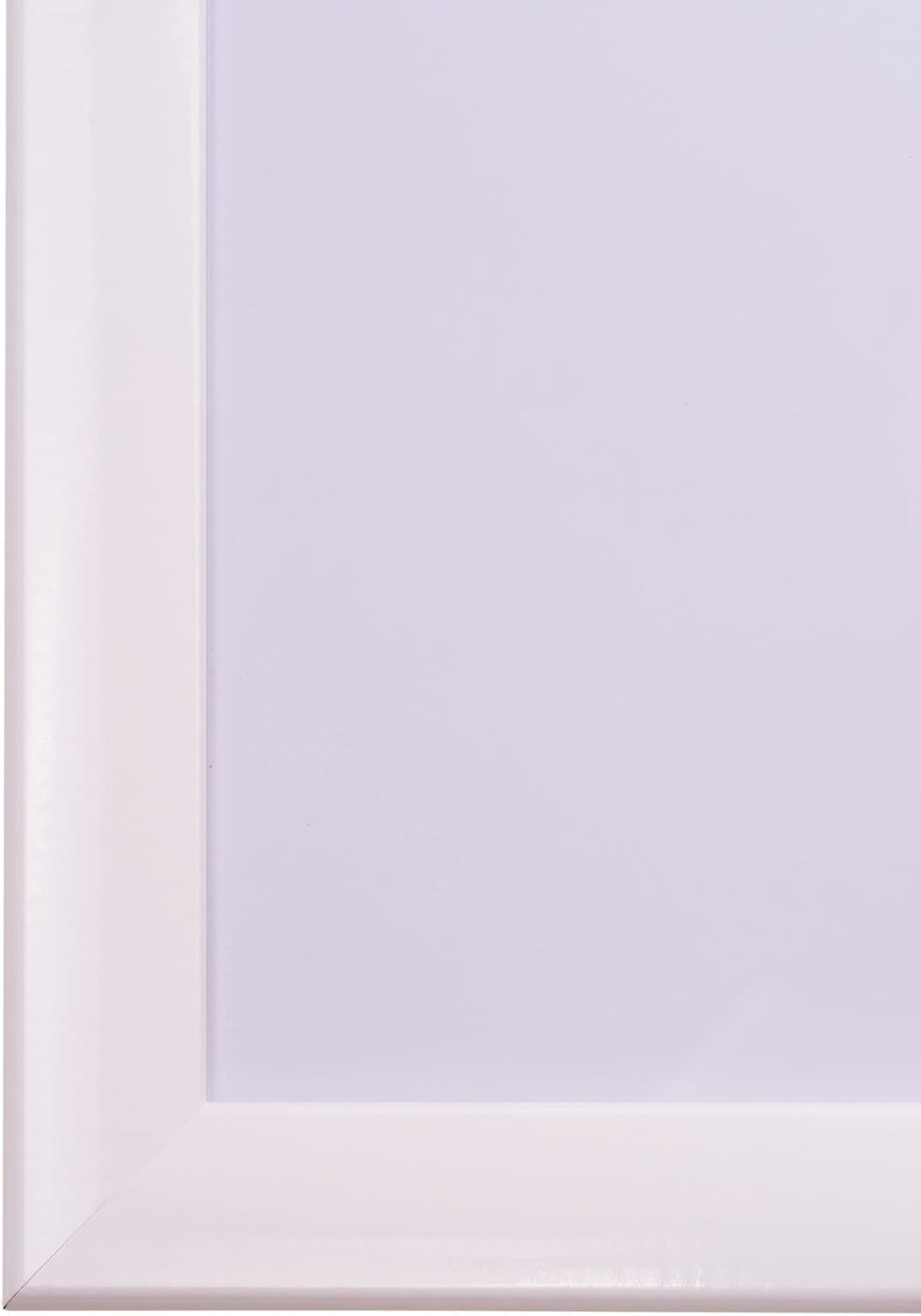 Rahmendesign24 Posterrahmen Fiona 60x90 Weiss (hochglanz) Fotorahmen, Wechselrahmen, Bilderrahmen