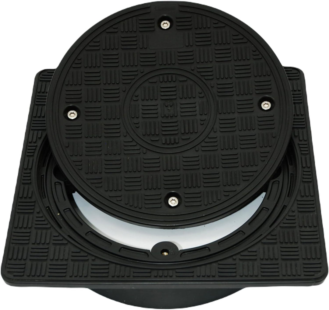 MEGAASTORE Rohr mit Deckel Schachtverlängerung DN315/315mm Schachtdeckel Kontrollschacht Kanaldeckel