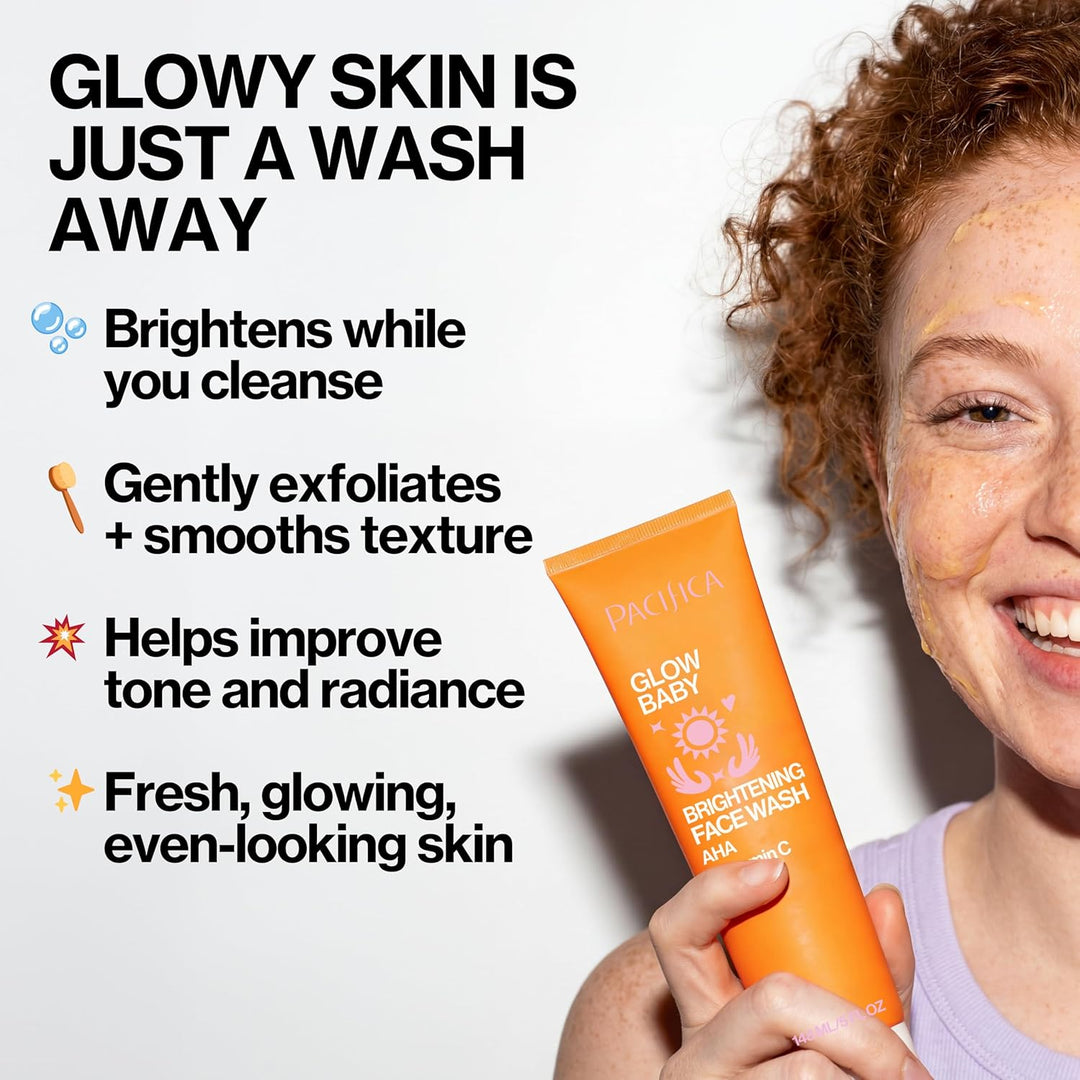 Pacifica Glow Baby Aufhellendes Gesichtswaschmittel für Frauen, 142 ml