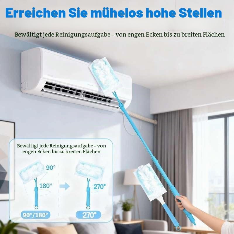 52 Stück Staubmagnet Kompatibel mit Swiffer Mikrofaser Staubmagnet Nachfüllpack, Einweg Staubwischer