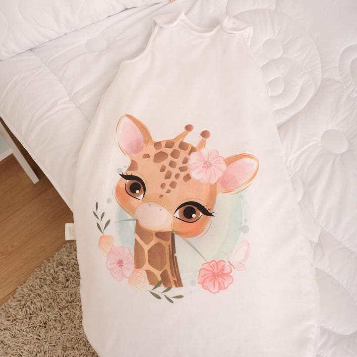 Herding Baby Best Baby-Schlafsack, Giraffen-Motiv, 90 x 45 cm, Seitlich umlaufender Reissverschluss
