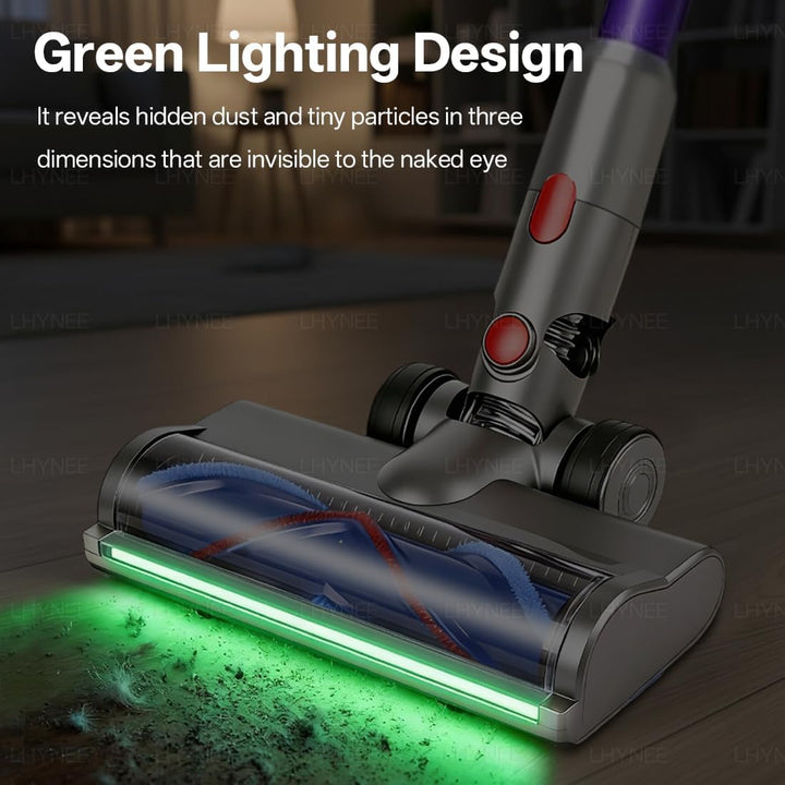 Bürstenkopf mit LED-Beleuchtung für Staubdetektionsfunktion,Kompatibel für Dyson Gen5 Detect Staubsa