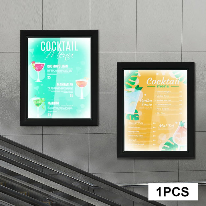 LED-Plakatrahmen LED-Leuchtkasten Leuchtrahmen für die Anzeige von Postern Gemälden oder Bildern 40*
