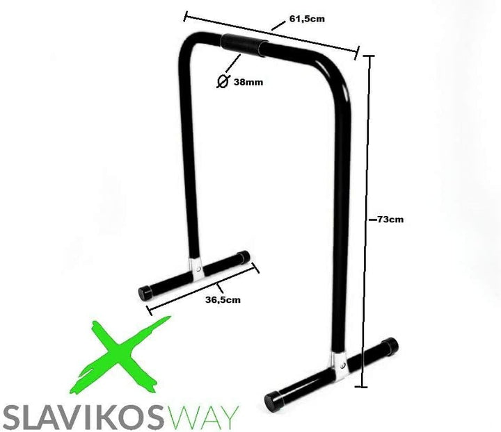 Slavikosway Paar tragbare Dip Station Barren Fitness Parallette Push Up für Heim-Gym Training 73x61c