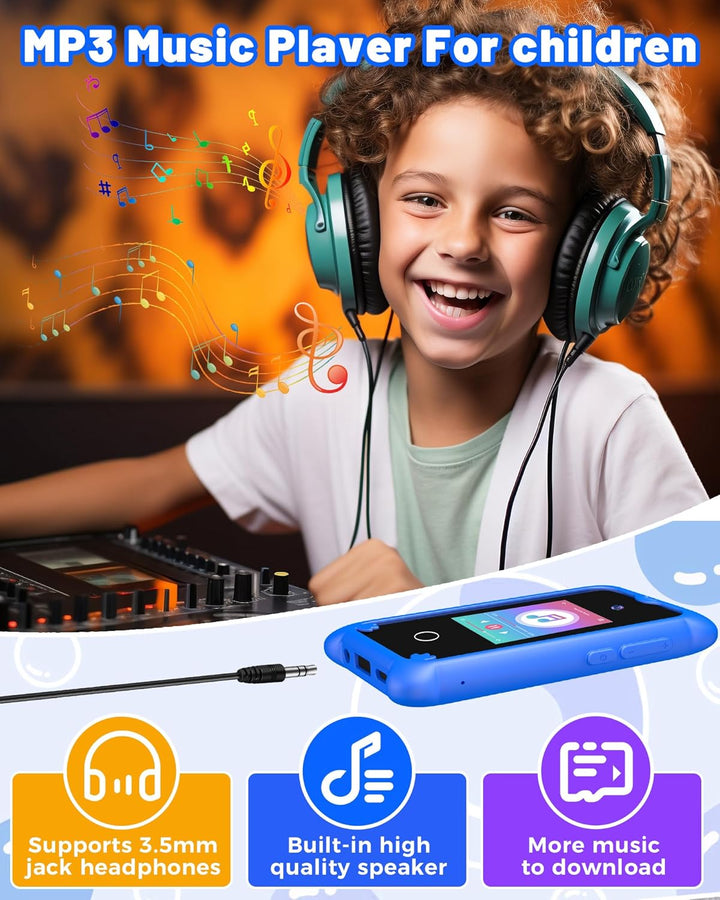 Kinder Handy, Dinosaurier Weihnachten Geburtstag Geschenke für Jungen Alter 3-12, Kinderkamera im Sm