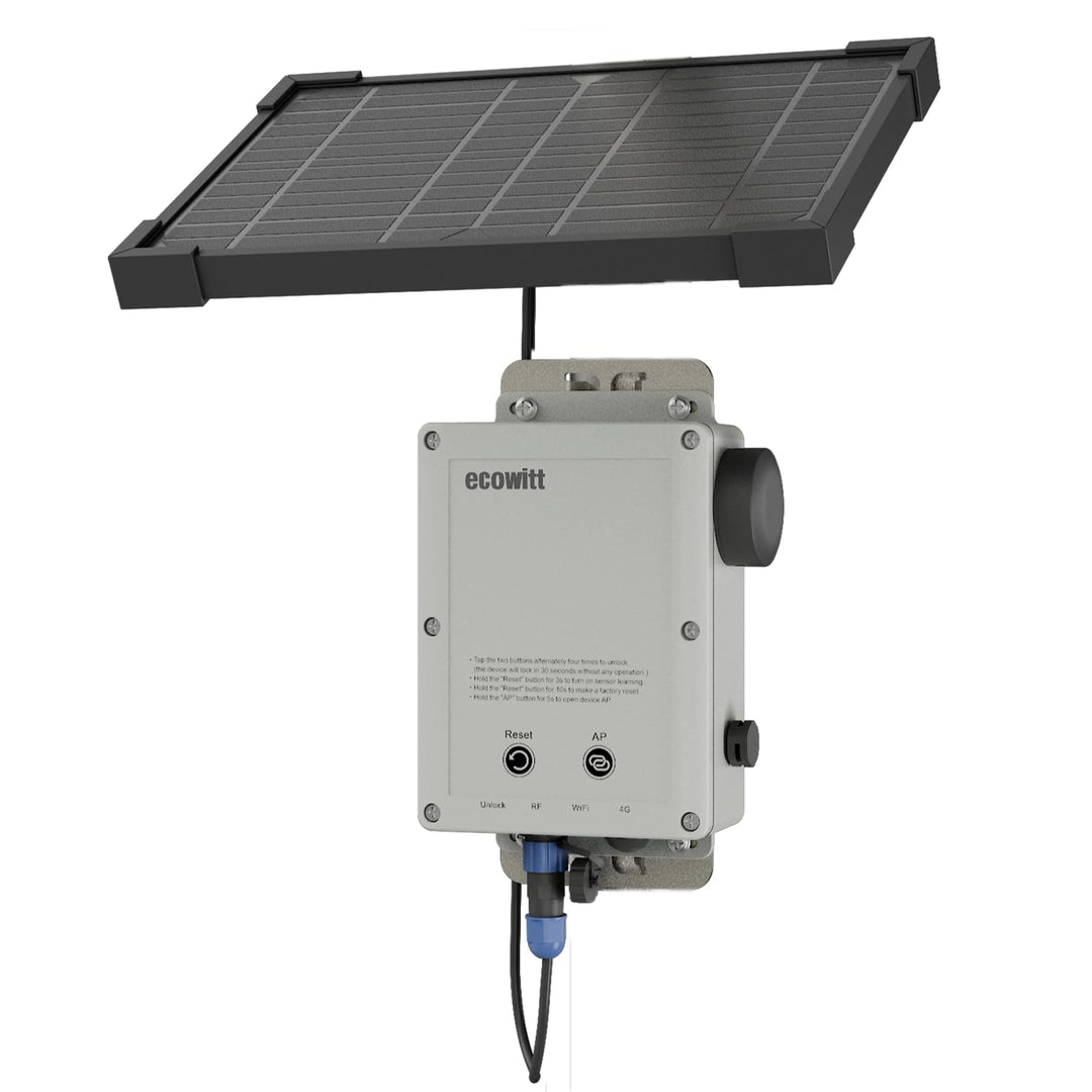 ECOWITT WS6210 Gateway für Wetterstationen, 4G &amp; Wi-Fi Wetterstation Mobile Receiver für Outdoor/Ind