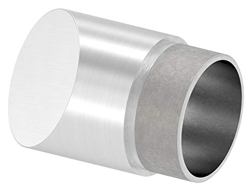 Endstück 45° abgeschrägt, zum Stecken und Kleben, für Rohr 48,3 x 2,0mm