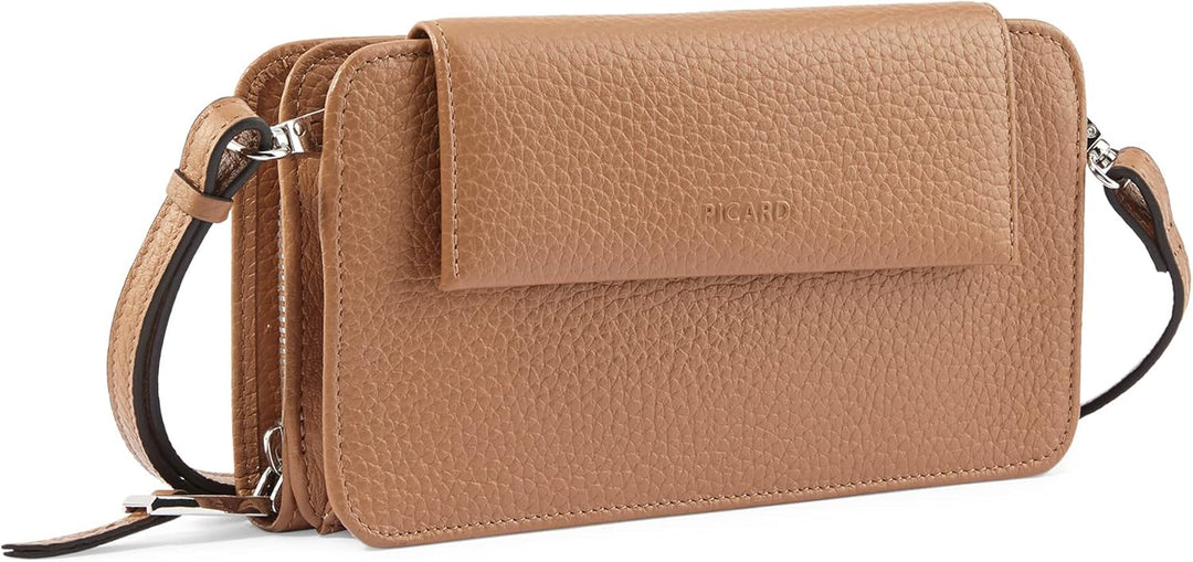 Picard Damen Handytasche PURE 1 aus Echtleder Mittel | mit Reissverschluss | Handytasche | Alltag, A