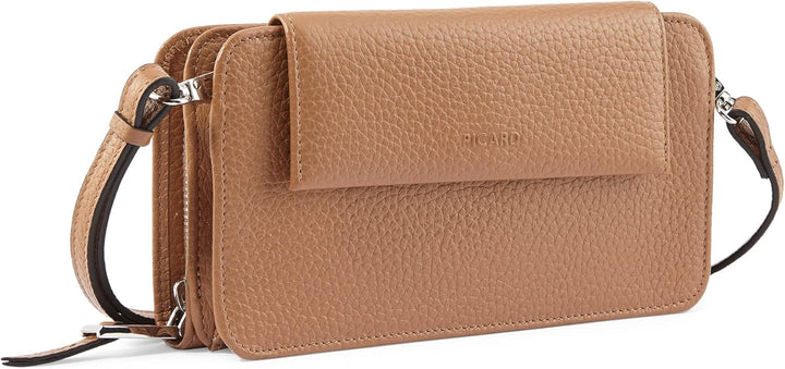 Picard Damen Handytasche PURE 1 aus Echtleder Mittel | mit Reissverschluss | Handytasche | Alltag, A