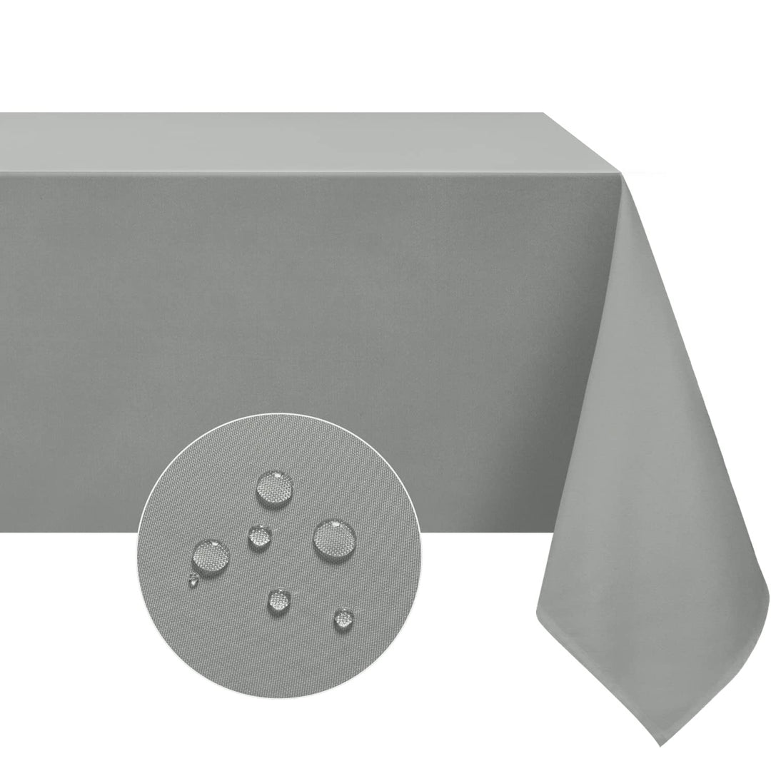 Softalker Rechteckige Tischdecke, wasserdicht und schmutzabweisend, knitterfrei, waschbar, 210 g/m²,