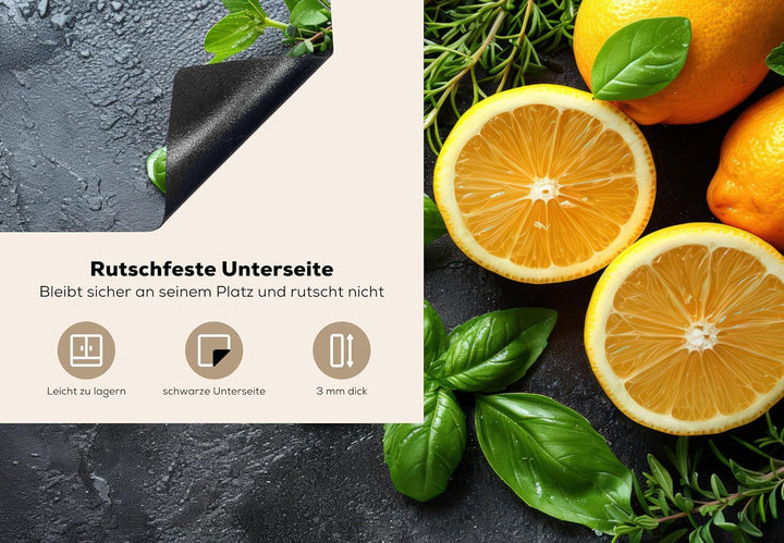 KitchenYeah© Herdabdeckplatte Einteilig Induktionsmatte Küche Abdeckung Ceranfeld Herd Abdeckplatte