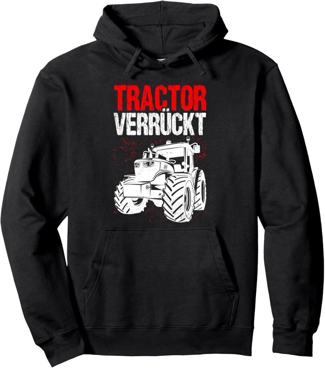 Tractor Verrückt! Landwirt Geschenk Spruch Traktorfahrer Pullover Hoodie