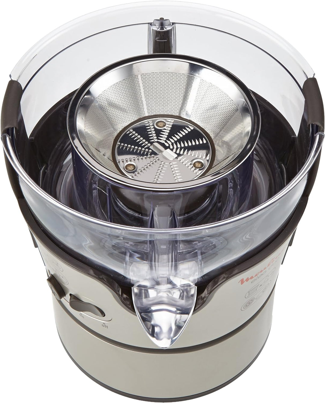 Moulinex JU385H Entsafter und Zitruspresse Elea Duo | 300 Watt | 2 Geschwingigkeitsstufe | schwarz /