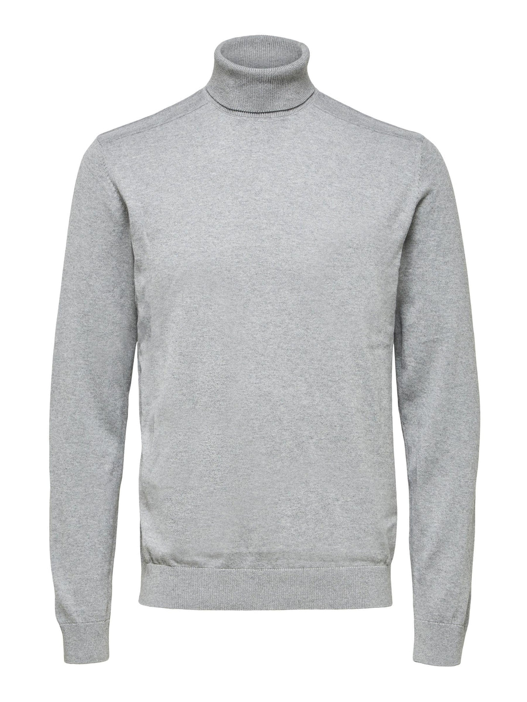 SELECTED HOMME Male Pullover Langarm Rollkragen S Grau (Medium Grey Melange), S Grau (Medium Grey Me