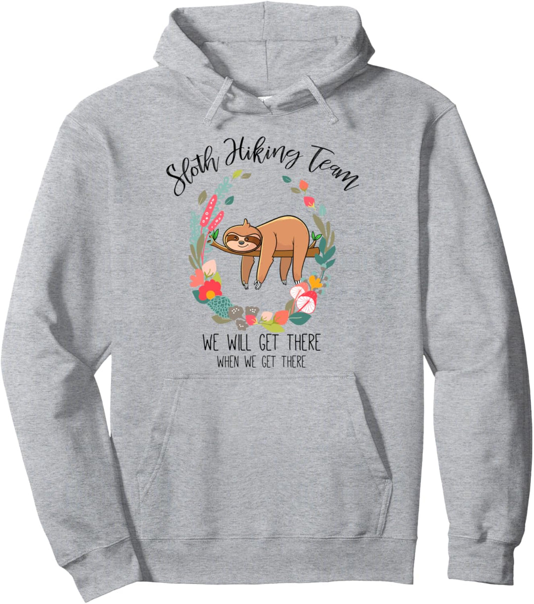 Faultier Lover Geschenk Frauen Mädchen Faultier Wanderteam Pullover Hoodie