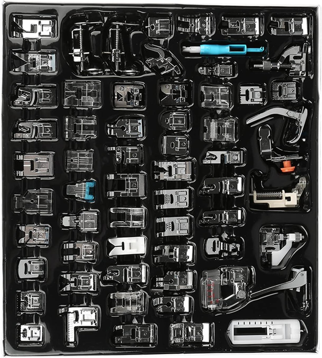 62pcs Multifunktionsnähmaschine Teile Nähfüsse Kit