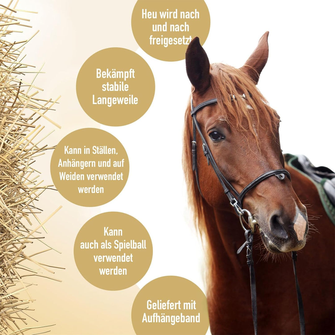 Holland Animal Care Hay Slowfeeder Fun&Flex Root - Heuschnellfutter für Pferde - Geeignet für Weidet