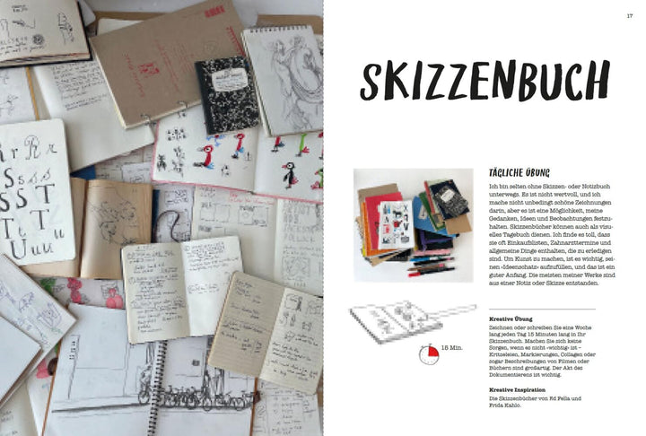 Jeden Tag kreativ sein: Eine Anleitung zum Glück, Paperback