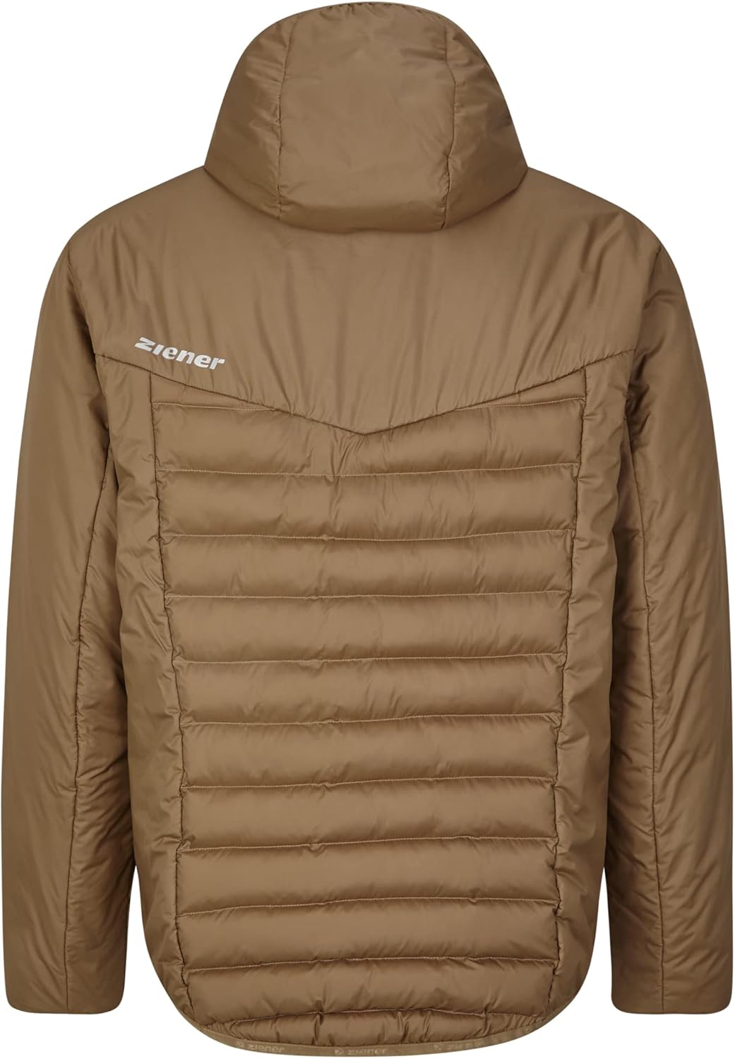 Ziener Herren Nantano Wärme-Jacke Outdoor/Skitour | winddicht, Wolle, PFC frei (1er Pack), walnut