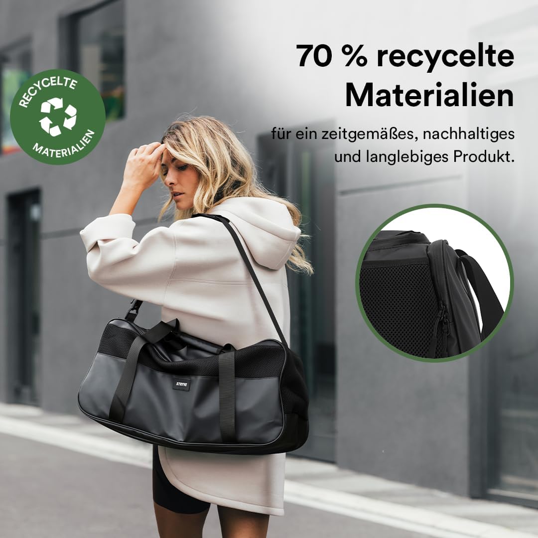 STRYVE Performance Sportsbag aus 70% Recycelten Materialien | Nachhaltig, Funktionell & Ästhetisch |