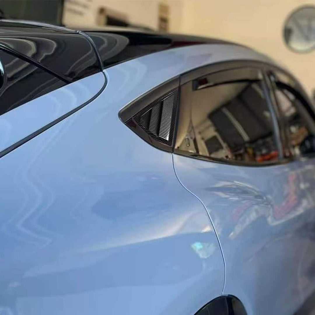 AOSKonology für 2021 2022 2023 2024 Mustang Mach E Viertel Seitenfenster Schaufel Lamellen Abdeckung