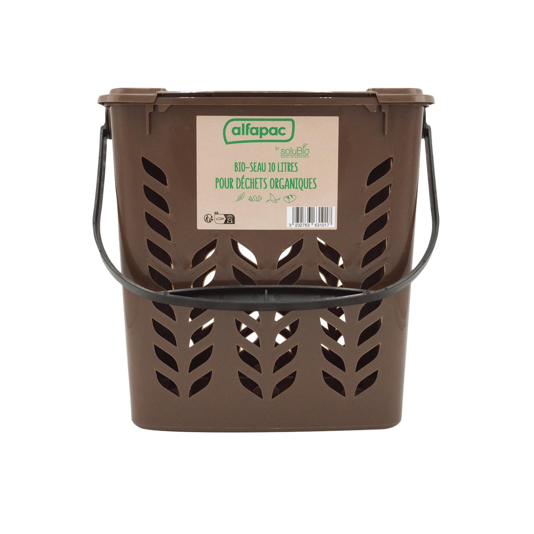 alfapac by Solubio – Komposteimer 10 Liter für organische Abfälle