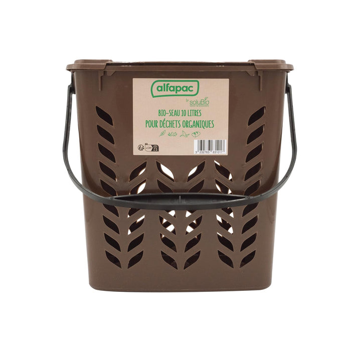 alfapac by Solubio – Komposteimer 10 Liter für organische Abfälle