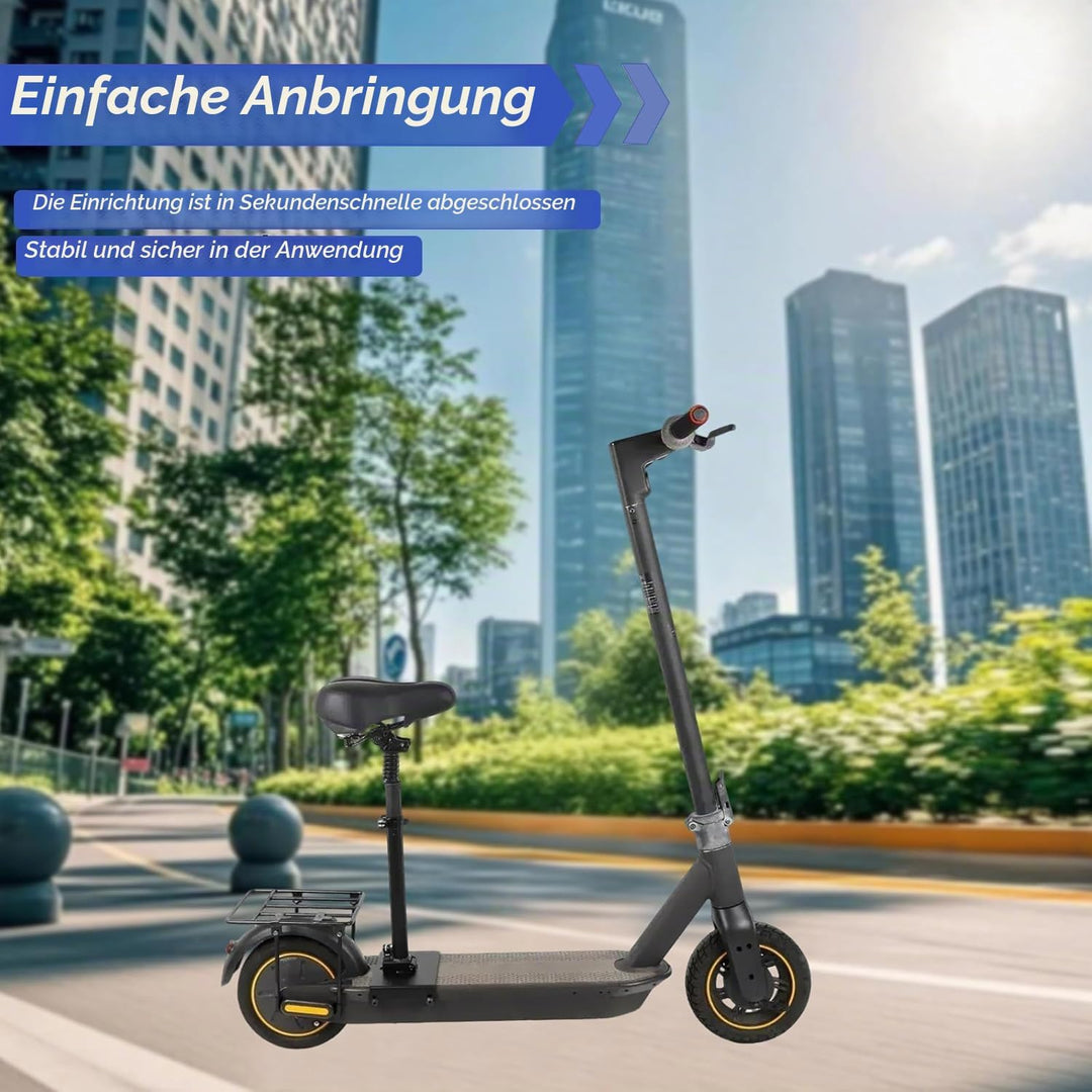 Elektrorollersitz für Erwachsene, E Scooter Sitz für 13cm-17cm, Universal Scootersitz Mit 40-58cm Hö