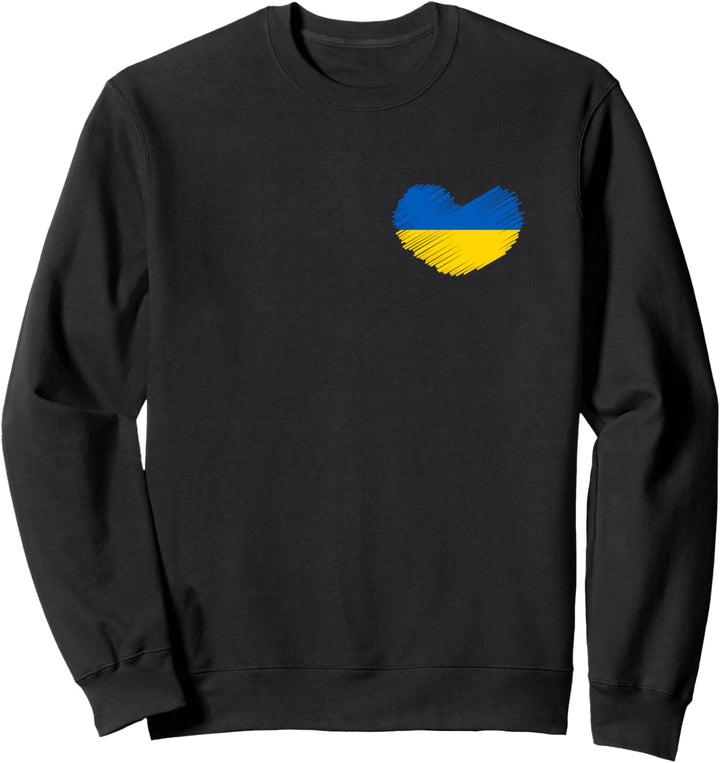 Ukraine Flagge Ukrajina Land Ukrainer Ukrainisch Kiew Deko Sweatshirt