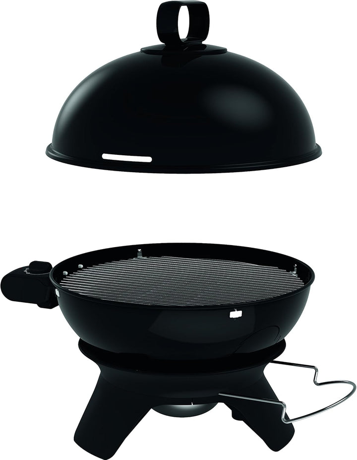 Tefal BG9108 Aromati-Q 3in1, elektrischer Kugelgrill zum Grillen, Braten und Räuchern, Tischversion