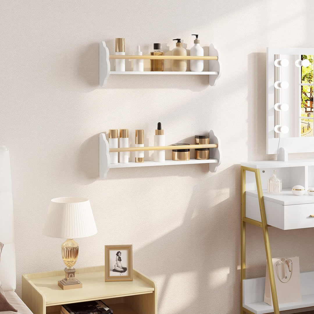 WOLTU Bücherregal Kinder Wand 3er Set, Wandregal Kinderzimmer, Kinderregal für Buchaufbewahrung, aus