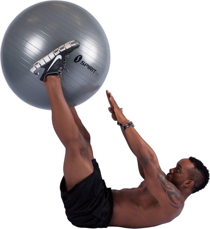 Spirit Gymnastikball Ø 75 Sitzball Fitnessball Yogaball Bürostuhl Ball + Pumpe